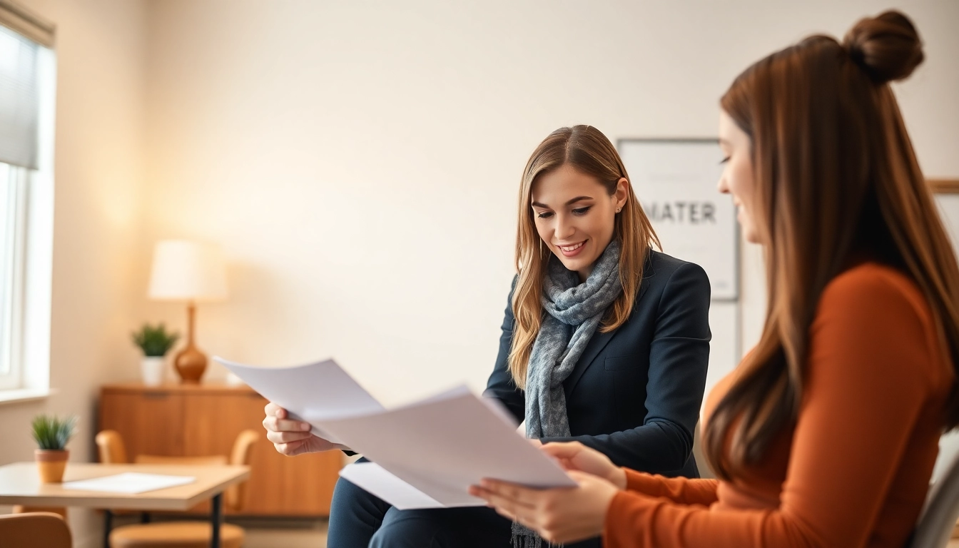 Understand the mortgage process for brokers while reviewing important documents in a supportive setting.