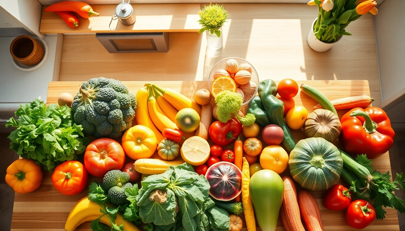Healthlifeherald offers a colorful array of fresh fruits and vegetables emphasizing a healthy lifestyle.