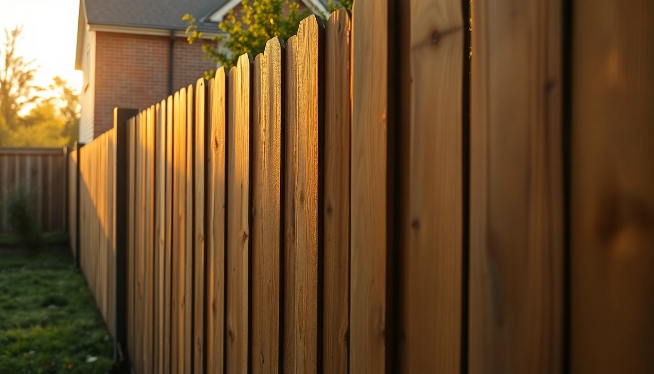 Enhance your property with quality fencing Manchester, showcasing a beautifully crafted wooden fence.