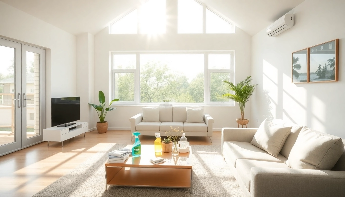 Achieve pristine results with expert bond cleaning Logan services in a bright, tidy living room.