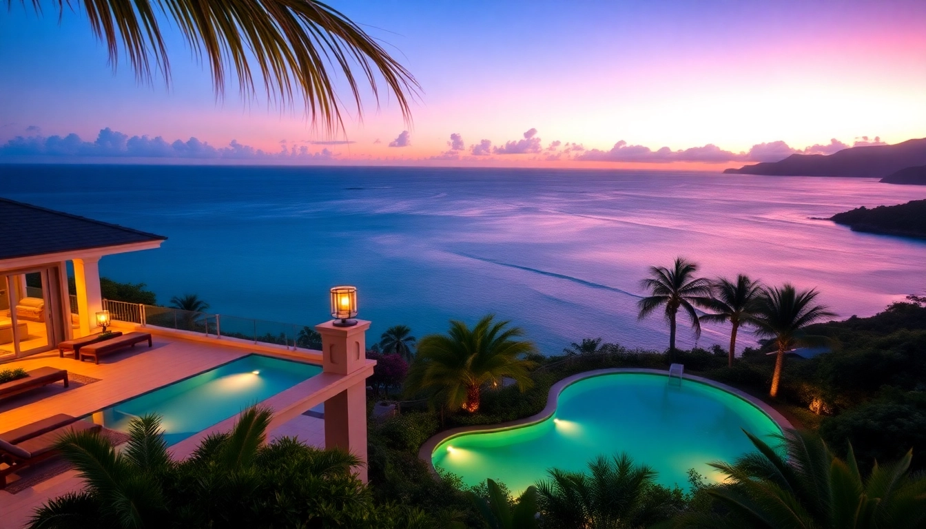 Experience luxury villa Saint Martin with breathtaking ocean views and private pool.