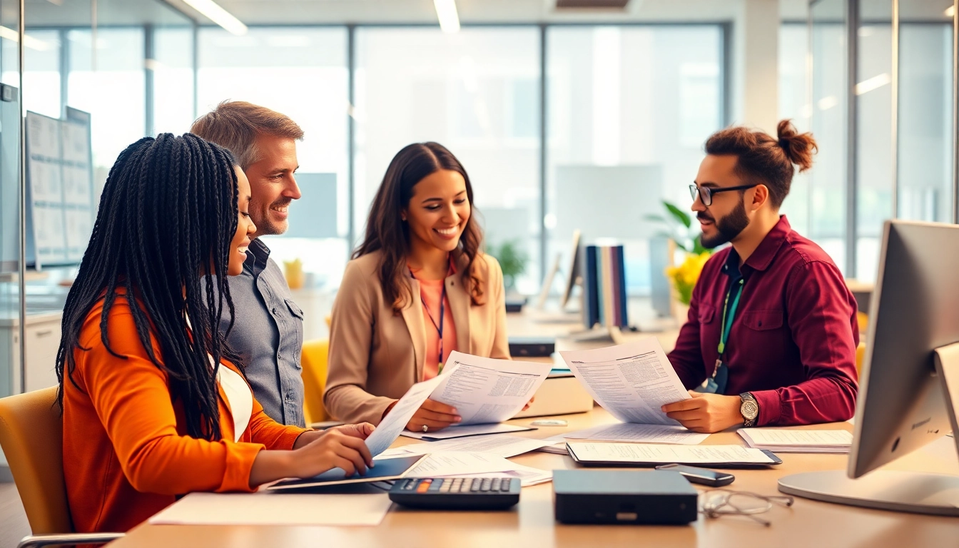 Compare the best health insurance options in Virginia while discussing diverse coverage choices in a bright office.