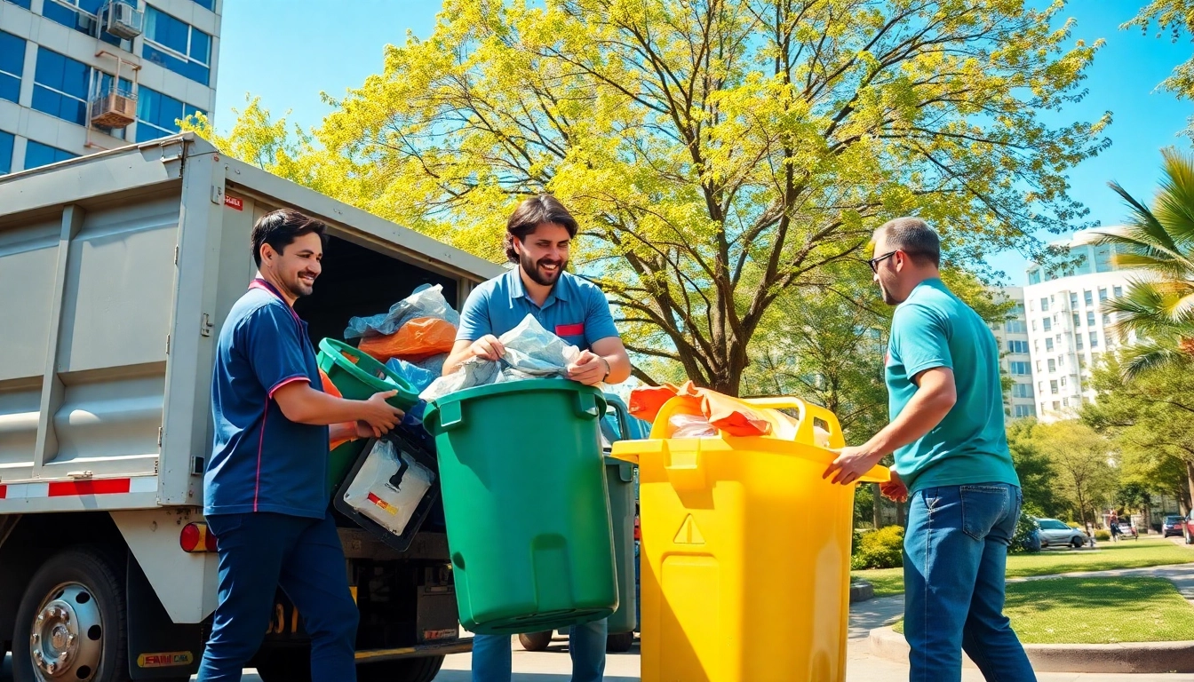 Engage in expert rubbish removal near me with a professional team efficiently clearing waste.