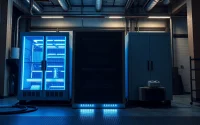 High-performance power supply supplier showcasing sleek design and advanced features for industrial applications.