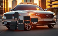 Showcase of byd car accessories featuring high-quality interior and exterior products for stylish vehicles.