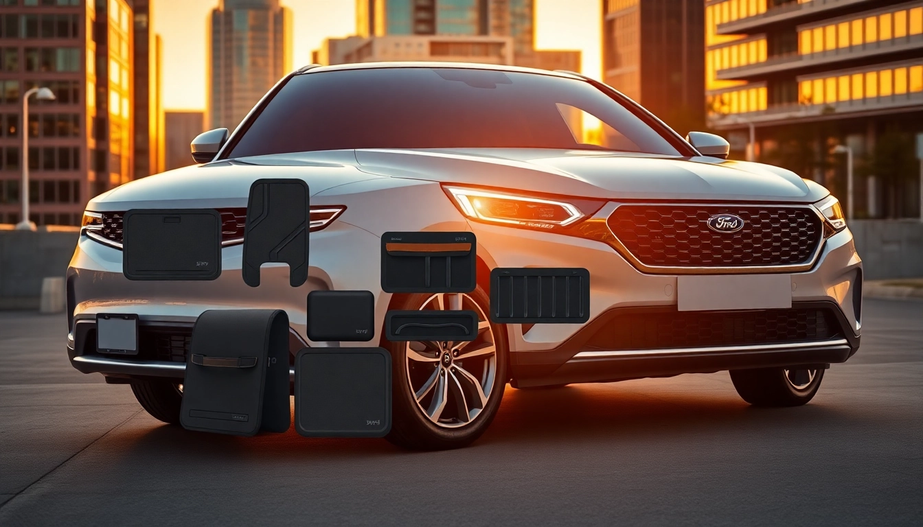 Showcase of byd car accessories featuring high-quality interior and exterior products for stylish vehicles.