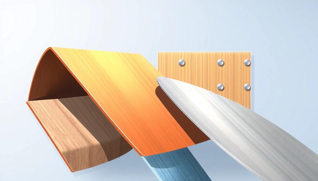 Showcase electromagnetic shielding materials including copper, aluminum, and steel to illustrate their properties.