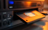 Convert MiniDV to digital format using a sleek digital converter for preserving memories.