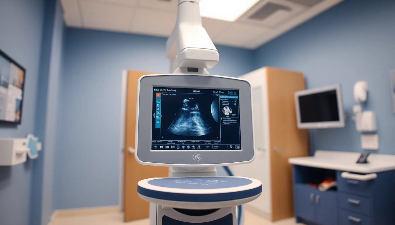Show the GE LOGIQ E9 ULTRASOUND FOR SALE!!, highlighting its sleek design and advanced features for medical professionals.