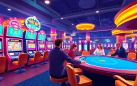 Engage with online casinos featuring vibrant slot machines and virtual gaming tables.