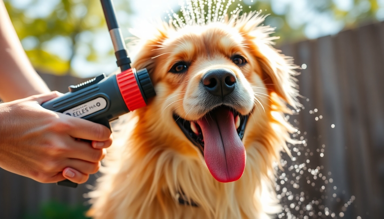 Enhance your pet care routine with a dog shower gun, featuring multiple modes for effective grooming.