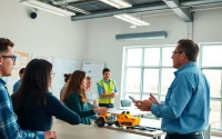 Engaged participants in a Safety Training Programs session learn actively with professional guidance.