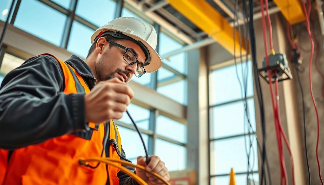 Electrician apprenticeship Hawaii program training hands-on skills with safety equipment.