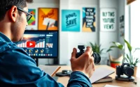 Boost engagement by learning to buy YouTube views effectively in a creative workspace.