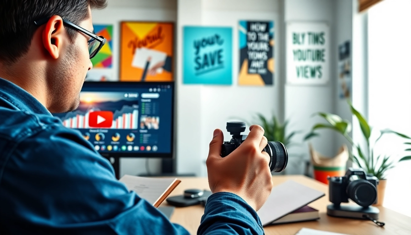Boost engagement by learning to buy YouTube views effectively in a creative workspace.