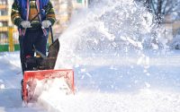 Commercial snow removal service