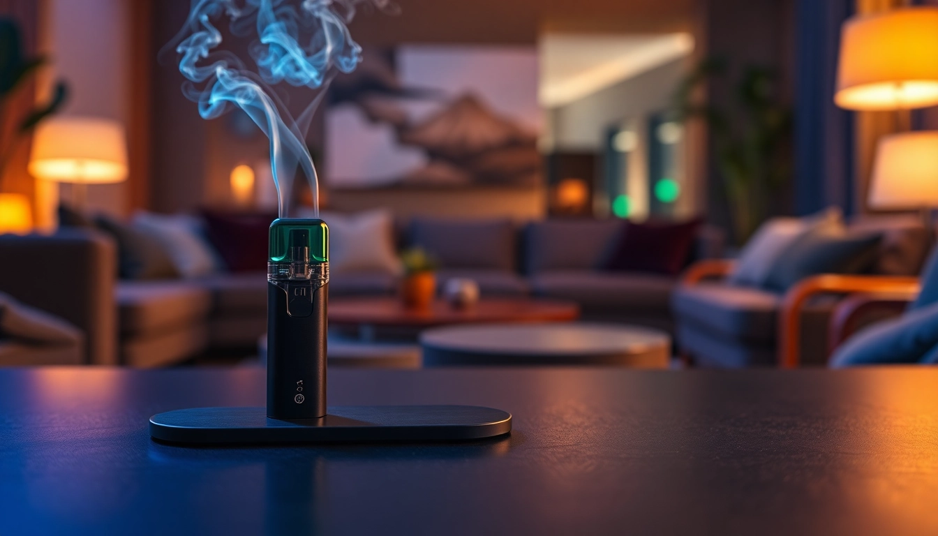 Hqd Cirak Pod-System in einem modernen Vaping-Setup mit sanfter Luft.