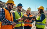 Team conducting Provo EHS Consulting site assessment focused on environmental safety.