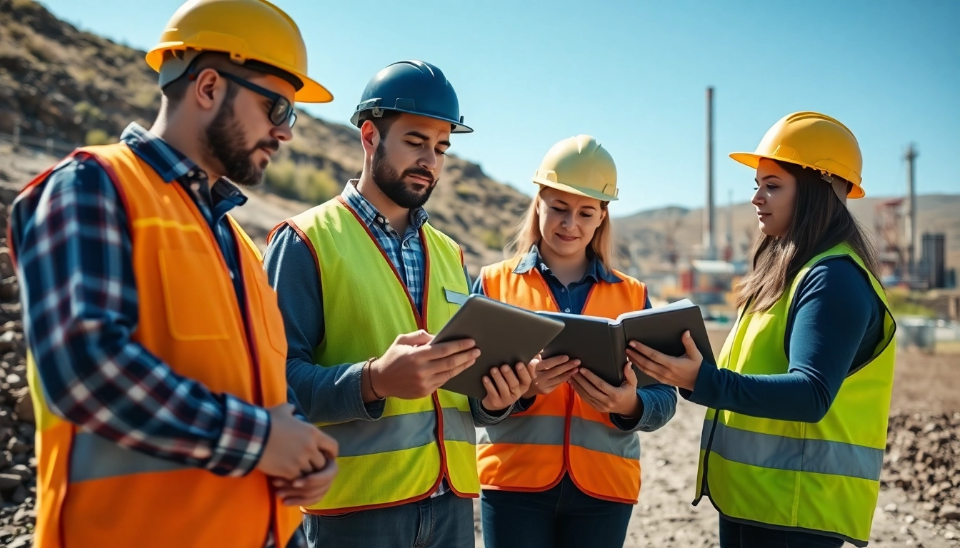 Team conducting Provo EHS Consulting site assessment focused on environmental safety.