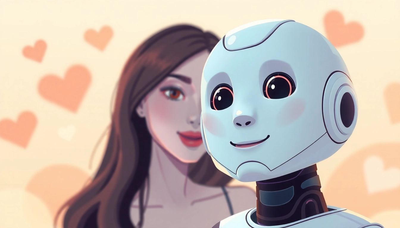 Engage in an immersive AI sex chat free experience with a friendly chatbot in a romantic setting.