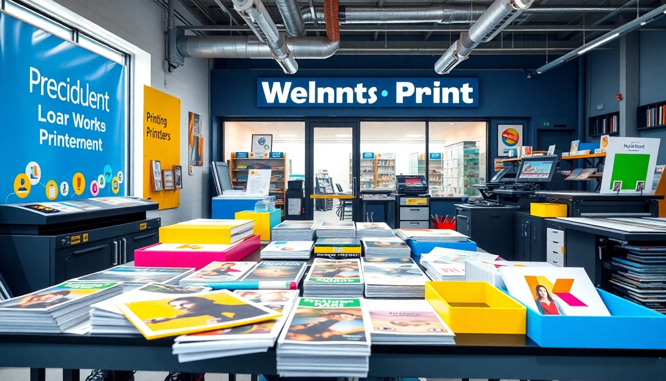 Visit the edmonton print shop with vibrant printing materials and modern equipment.