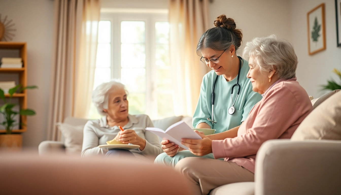 Senior caregivers Austin TX providing compassionate assistance to the elderly in a cozy home environment.
