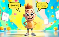 Quandale Dingle meme character emanating fun and vibrancy in a colorful digital landscape.