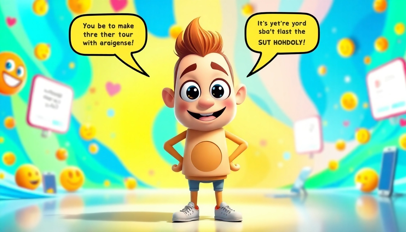 Quandale Dingle meme character emanating fun and vibrancy in a colorful digital landscape.