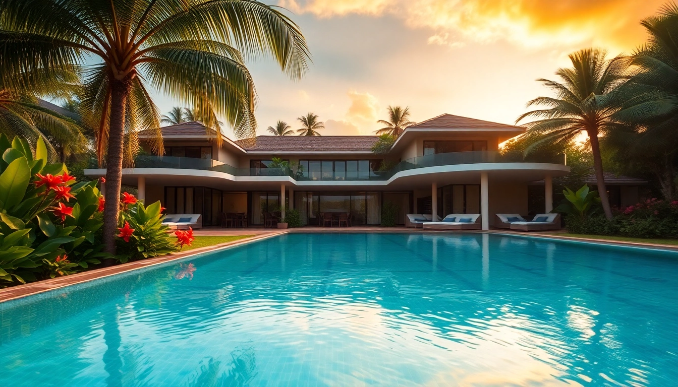Experience luxurious living when you rent a villa property for sale in a tropical paradise.