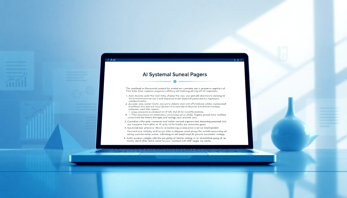 Generate ai summary of papers with a professional AI interface and academic visuals.