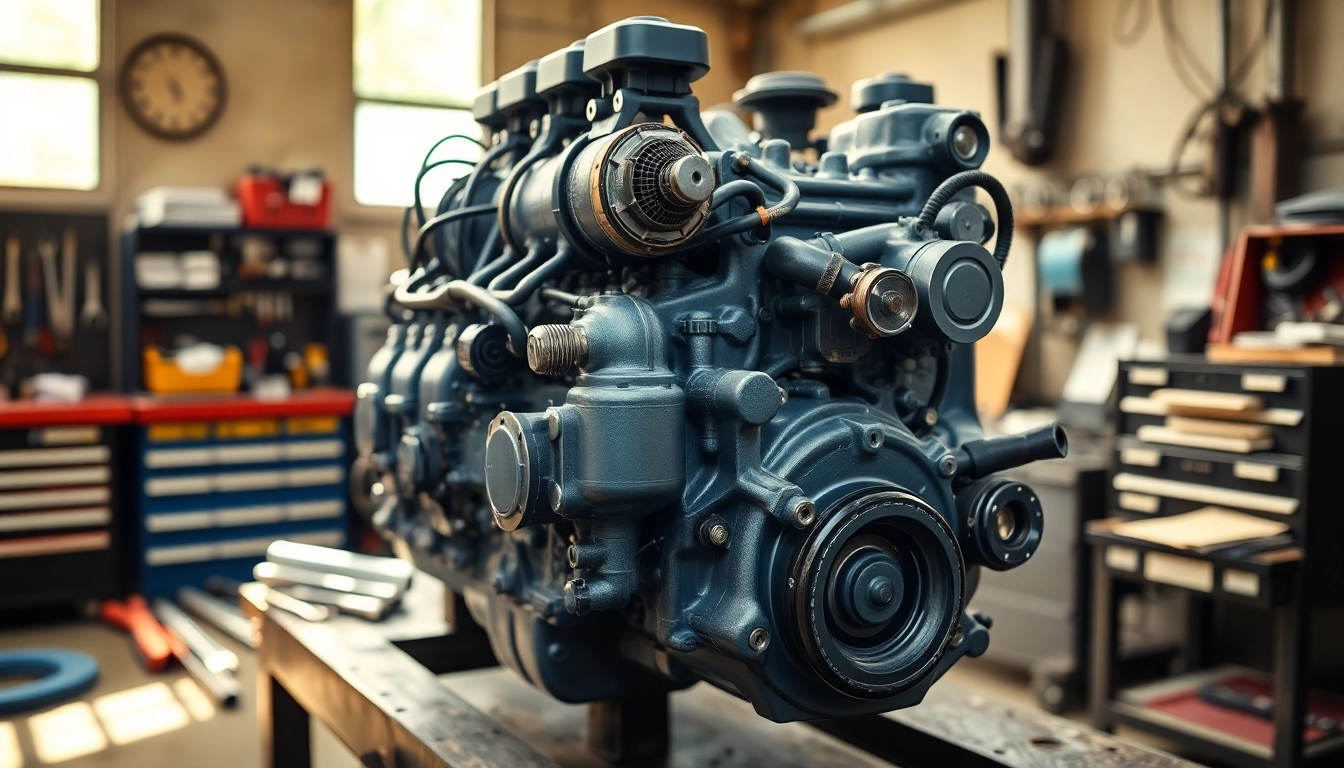 Find a used Cummins engine for sale showcasing its intricate features and quality.