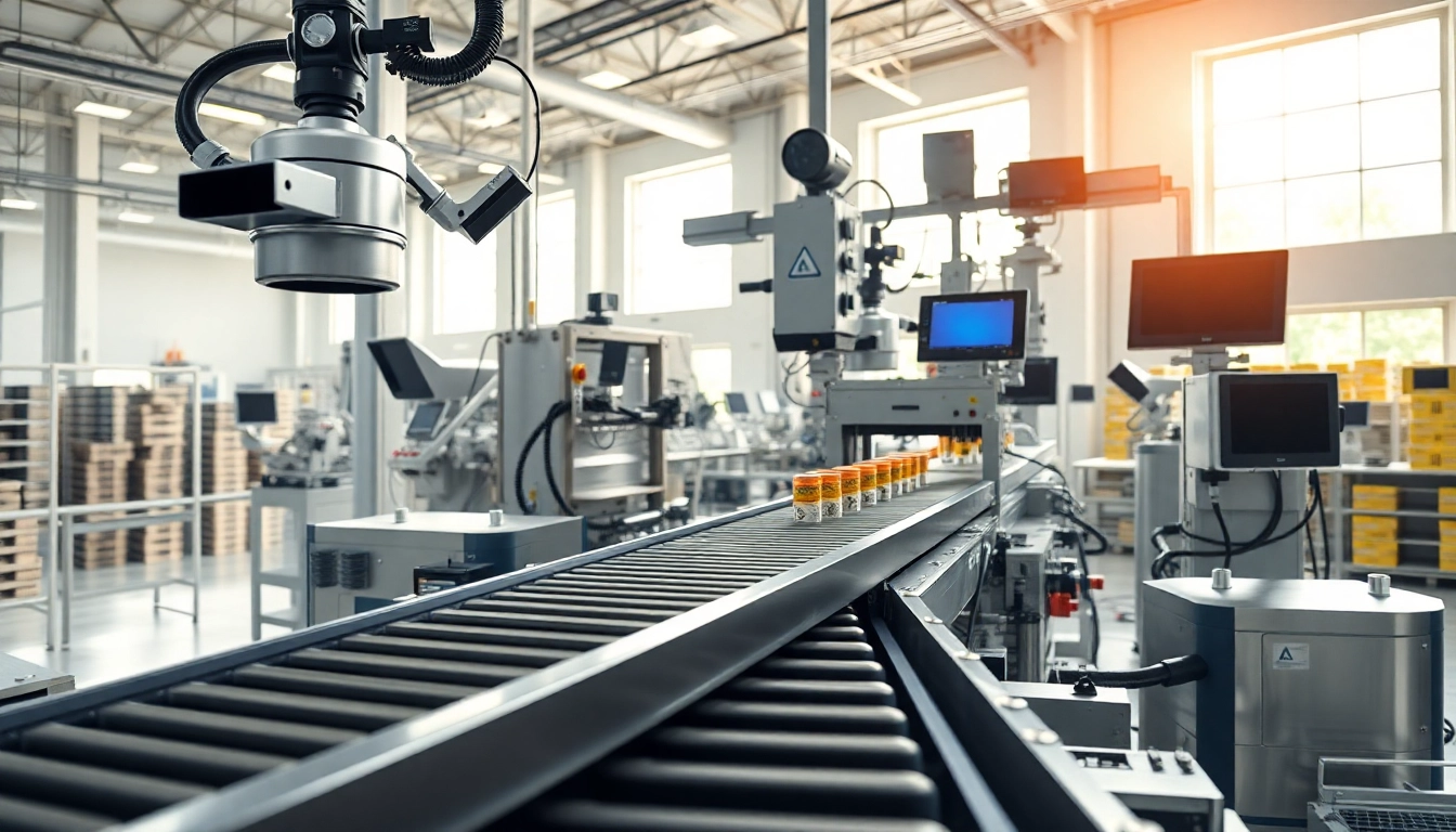 Enhance product quality using advanced machine vision technology in a modern industrial setting.