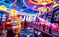 Engaging JILI slot games displayed in a vibrant and dynamic casino setting