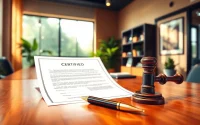 Steps on how to certify a document without a lawyer in a professional office setting.