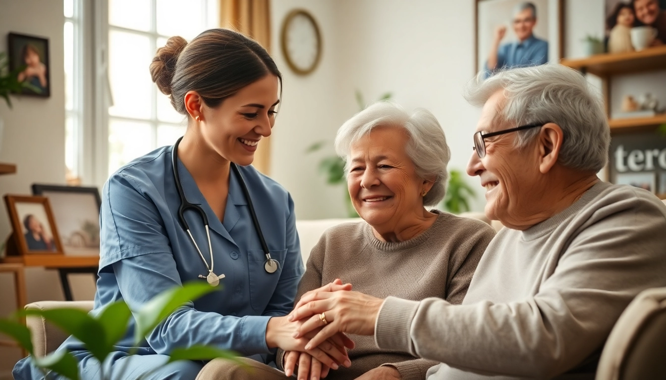 Senior caregivers austin tx providing compassionate support to elderly clients in a cozy home environment.
