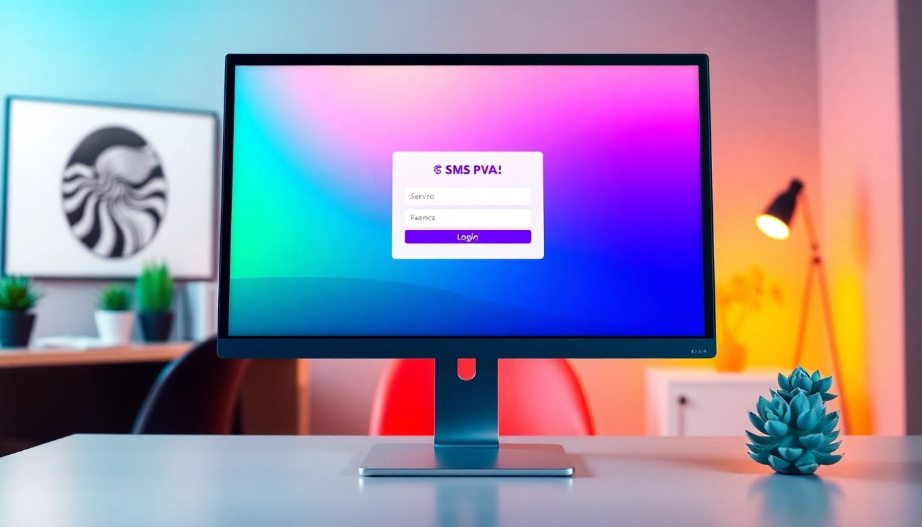 Access sms pva login through a sleek digital interface designed for users seeking SMS verification.