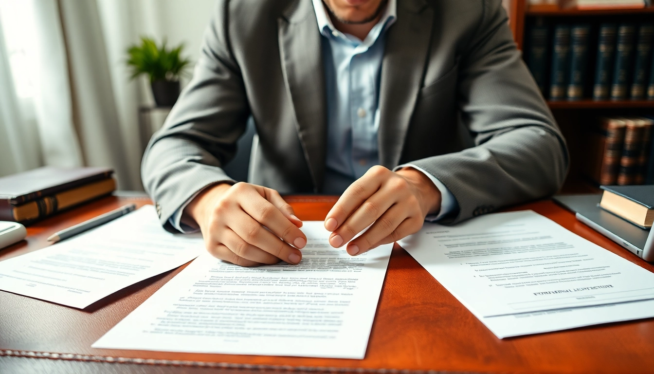 Learn how to certify a document without a lawyer with focused hands preparing paperwork.