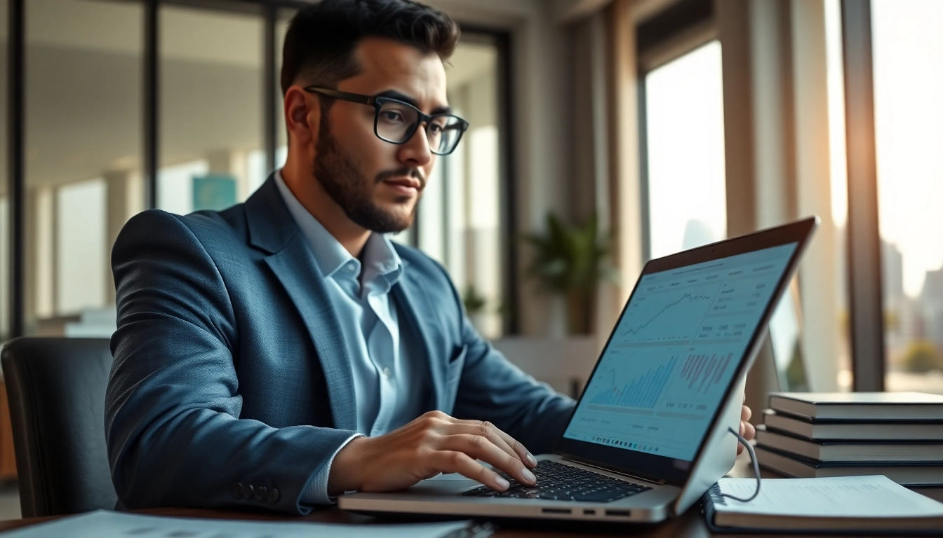 Finance expert evaluates what is the prime rate today, showcasing analysis tools in a modern office.