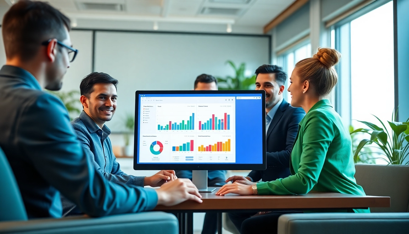Interactive session showcasing Subscription Membership Software interface in a collaborative environment.
