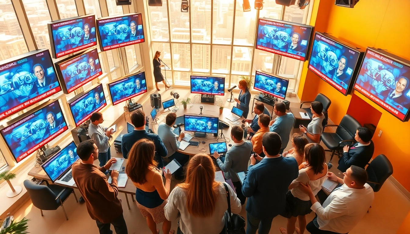 Reporting diverse news stories at justnownews.press with a vibrant newsroom atmosphere.