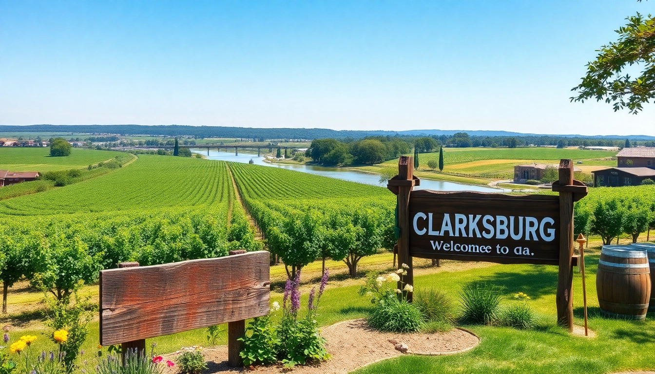 Vineyards in Clarksburg CA showcasing scenic river views and rustic charm.