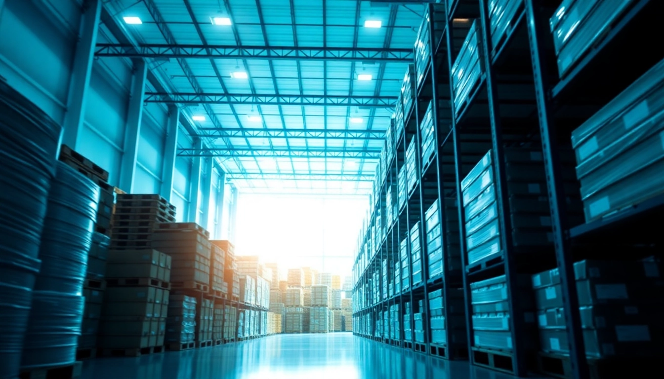 Showcasing bulk storage and distribution near OR Tambo, this warehouse features organized pallets and a spacious layout.