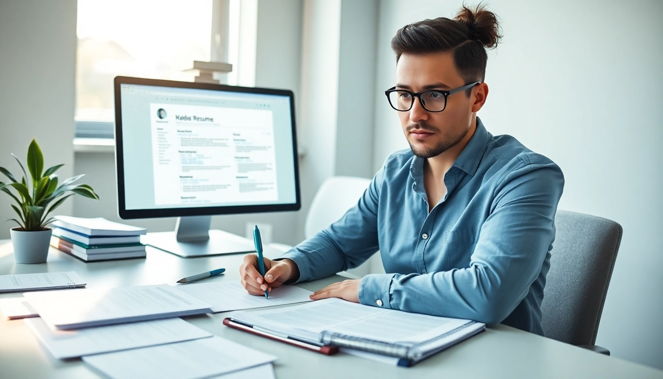 Crafting effective customer service resume summary examples in a modern office