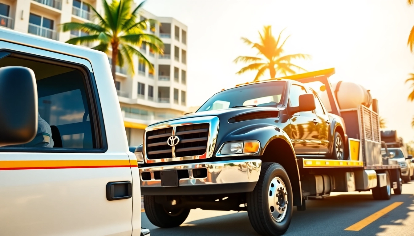 Loading a junk car into a tow truck, cash for junk cars miami service in action.