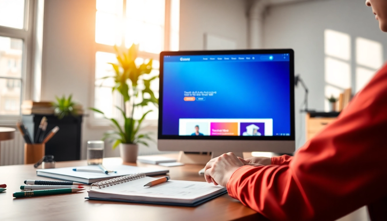 Create visually stunning website design in a professional workspace with modern tools.
