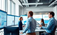 Explore ai prompts for competitor analysis displayed on modern digital screens.