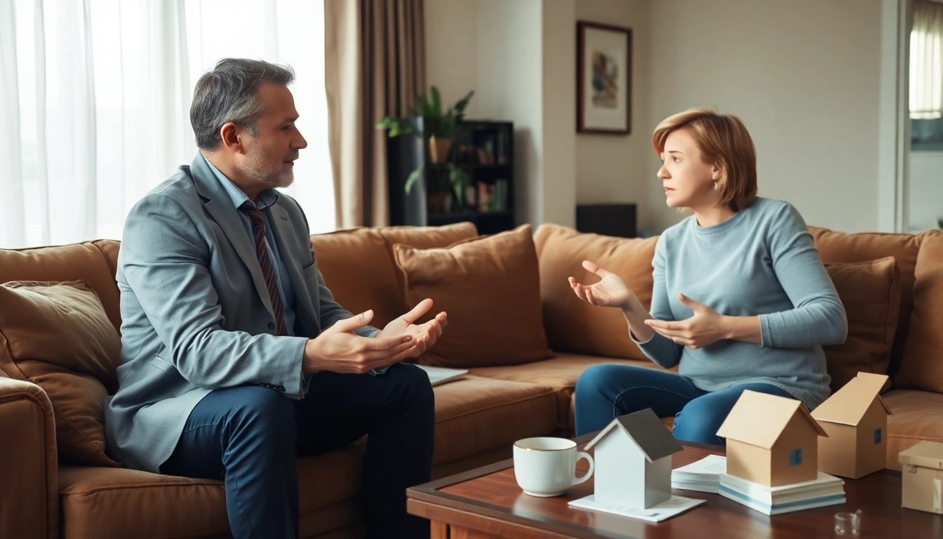 Selling options for homeowners expressing urgency to sell my house urgently illustrated in a cozy setting.