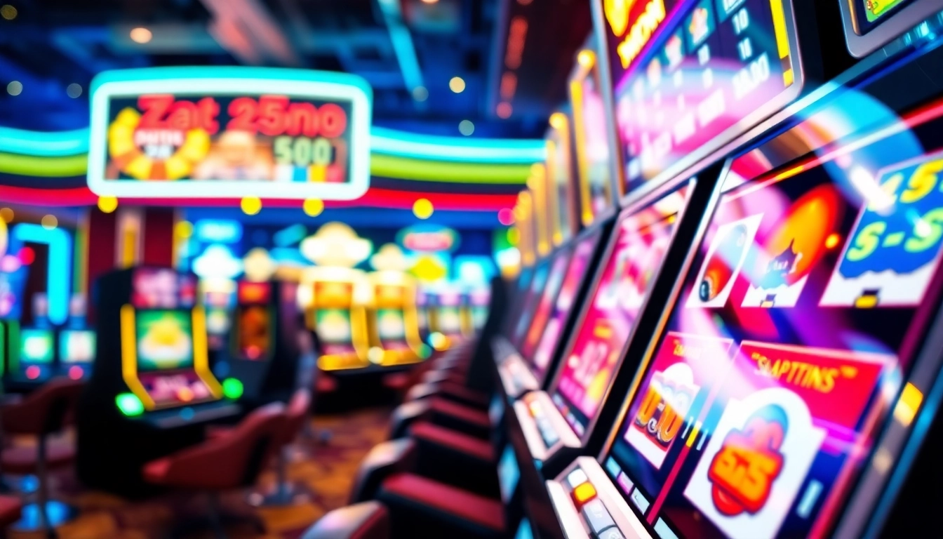 Experience exciting gameplay at slotbuff3.com with vibrant slot machines and dynamic casino atmosphere.