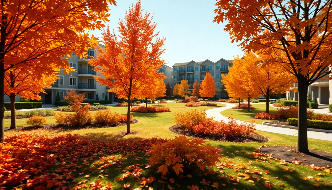 Explore the inviting ambiance of Prestige Autumn Leaves Plots with vibrant autumn colors.