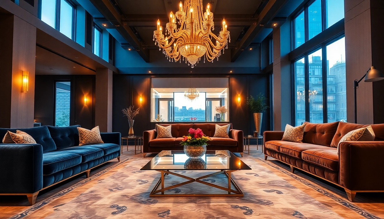 Transform your space with stunning Luxury interior design featuring elegant textures and furnishings.